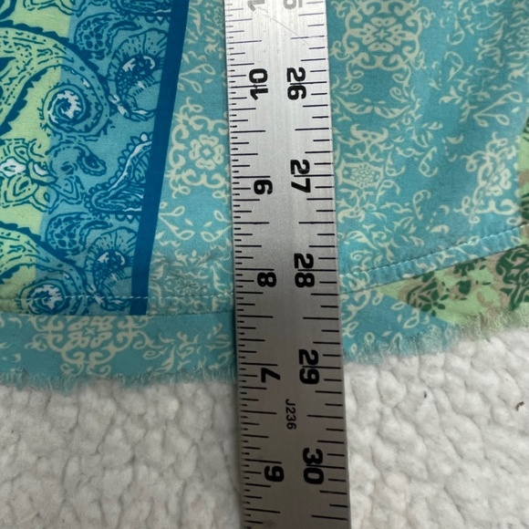 Women’s Simply Noelle L/XL(12-14) Blue/Green Top - Picture 14 of 15